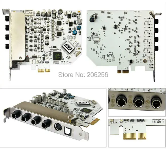 Звуковая карта ESI Maya 44 XTe II 4 in/4 out PCIe аудио/MIDI интерфейс звуковая карта|card ink|card