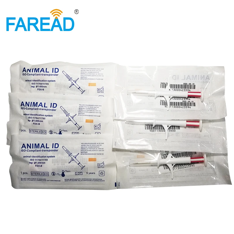 Шприц с чипом RFID ветеринарный 1 4x8 мм 134 2 кГц|reader rfid|syringes animals |