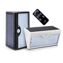 Светодиодный датчик движения PIR на солнечной энергии настенный светильник 60 Светодиодный s Открытый водонепроницаемый энергосберегающий уличный дворовый путь домашний сад безопасность