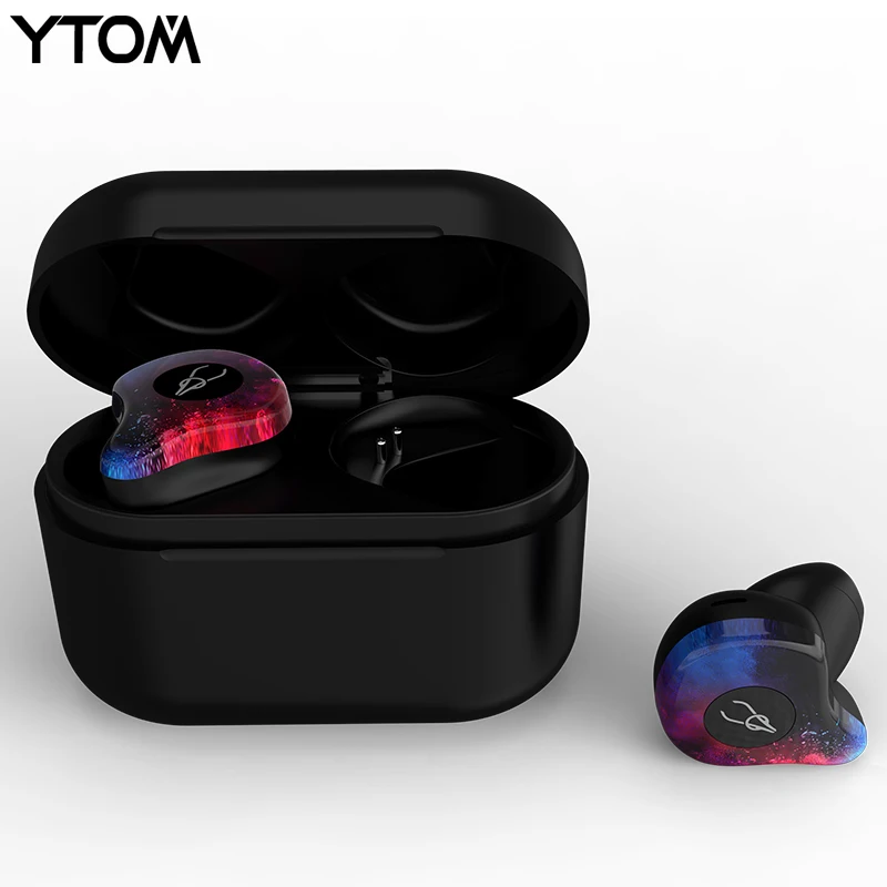 

True Wireless Headphones, TWS Bluetooth Earbuds for Men & Women, Bluetooth 5.0 Earphones with 3D Clear Sound Super-Fast Paring