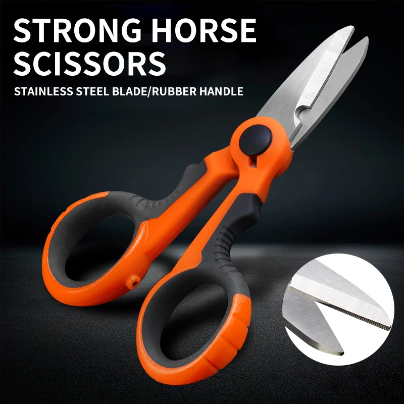 

YNKOO Stainless Steel Fishing Scissors Line Cutter Lure Bait Remove Hook Tackle Tool Fishing Scissors