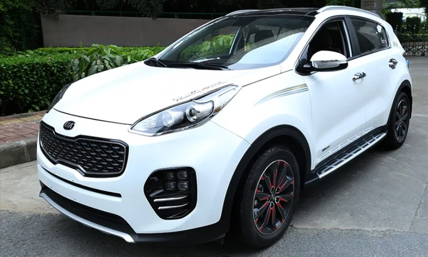 Автомобильные подножки для KIA Sportage 2016 2017 Боковые ступенчатые педали высокое