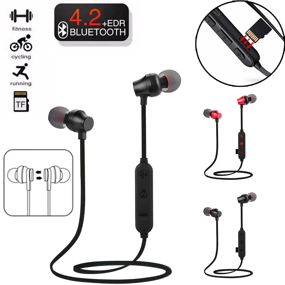 

Wireless Bluetooth can TF MP3 Flash Memory Card SD Card 4.2 Stereo high quality Sports