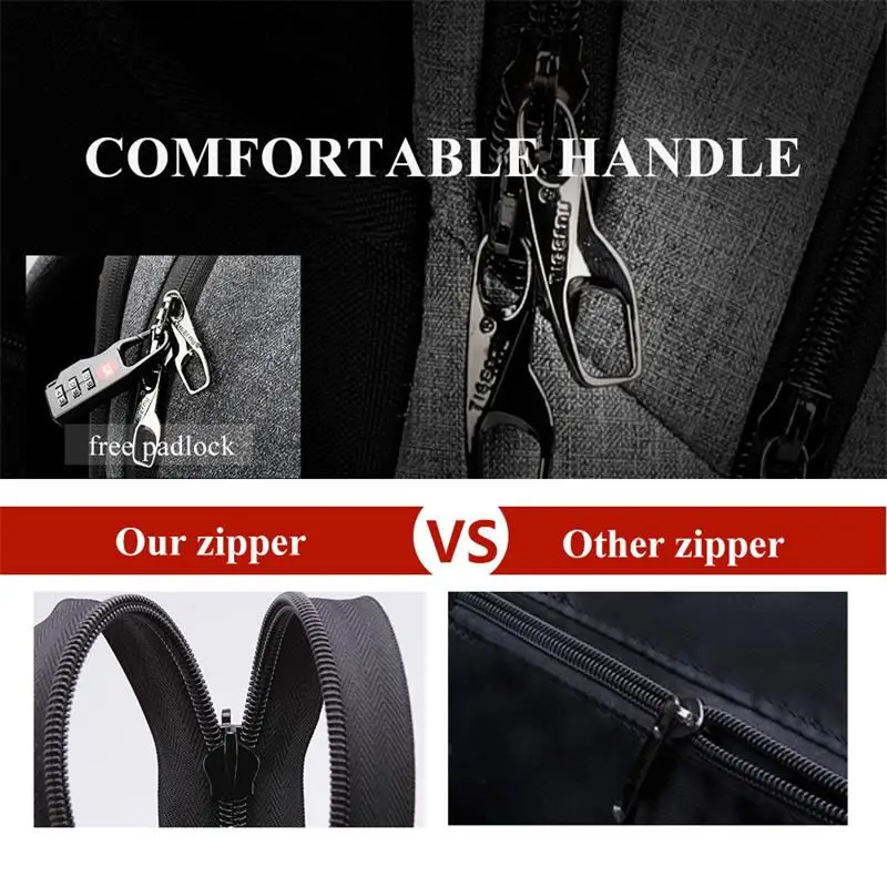 Manera vendedora caliente Mochila Tigernu marca Laptop Mochila viaje Mochila Bolsa Masculina para El envío libre del estudiante