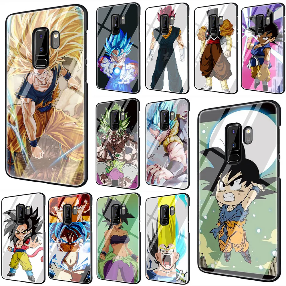 

Dragon Ball DragonBall Tempered Glass Phone Cover Case For Galaxy S7 edge S8 9 10 Plus Note 8 9 10 A10 20 30 40 50 60 70