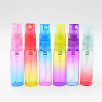 

Wholesale 200PCS/LOT DHL/Fedex Free Colorful Refillable 5ML Travel Portable Atomizer Glass Empty Perfume Pump Spray Bottle PB76
