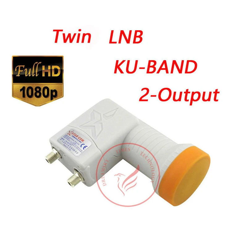 

HD Digital Satellite Dual Twin LNB SR-3602 MINI Full HD Digital Universal output 0.1db LNB LNBF, KU Band 2-Output LNB