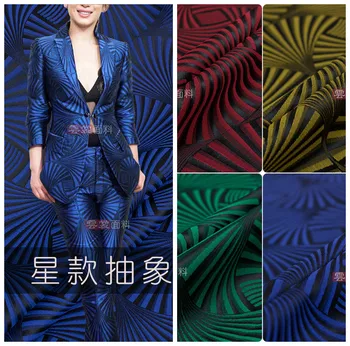 

155cm dress jacquard fabric suit jacket clothing jacquard brocade fabric Italian brocade satin fabric wholesale cloth