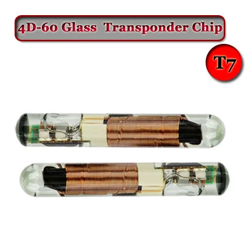 2 шт./лот) ID 4D-60(T7) стеклянный чип приемоответчика для