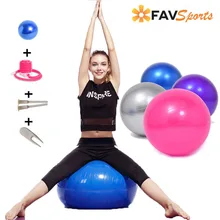 Спортивный мяч для йоги 65 см мяч для фитнеса пилатеса мяч для физического массажа мяч с насосом баланс мяч для йоги