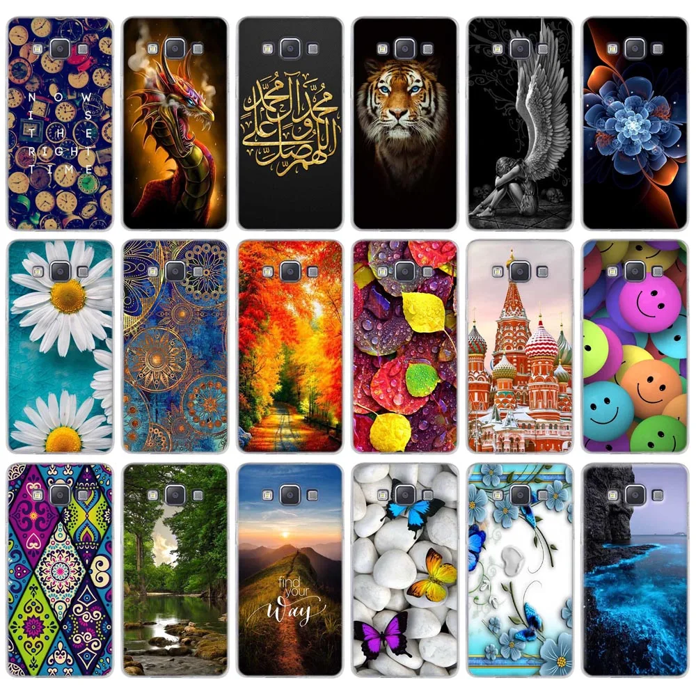 

Soft TPU Case For Samsung Galaxy A5 2015 A500 A500F A500H 3D Relief Silicone Case For Samsung Galaxy A3 2015 Phone Cover Bags