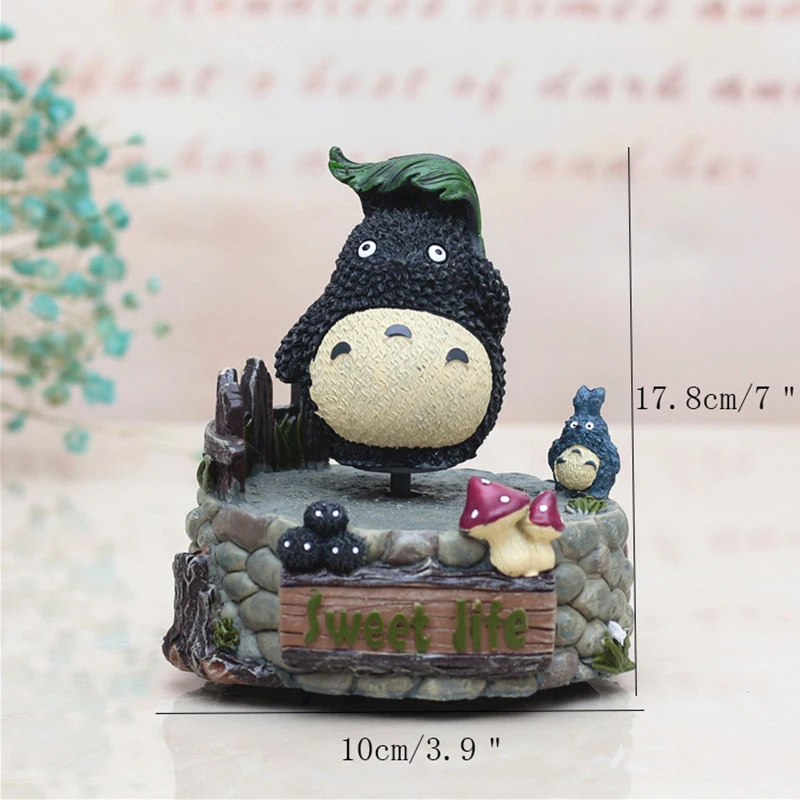 Креативная симпатичная музыкальная шкатулка Totoro Clockwork с орнаментом Мой сосед