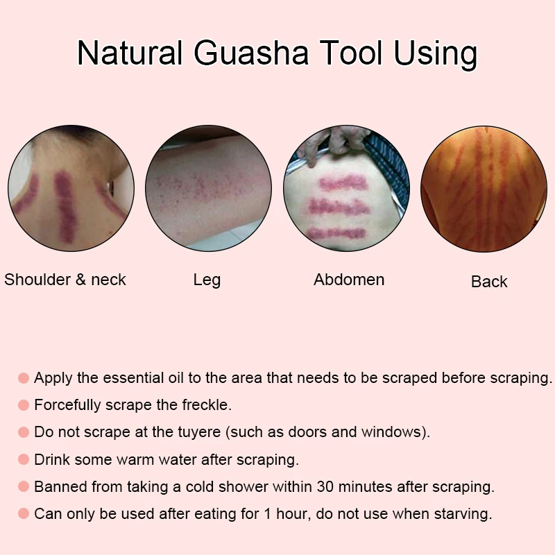 Натуральный массажер для лица Gua Sha массажный инструмент массажа с зеленым
