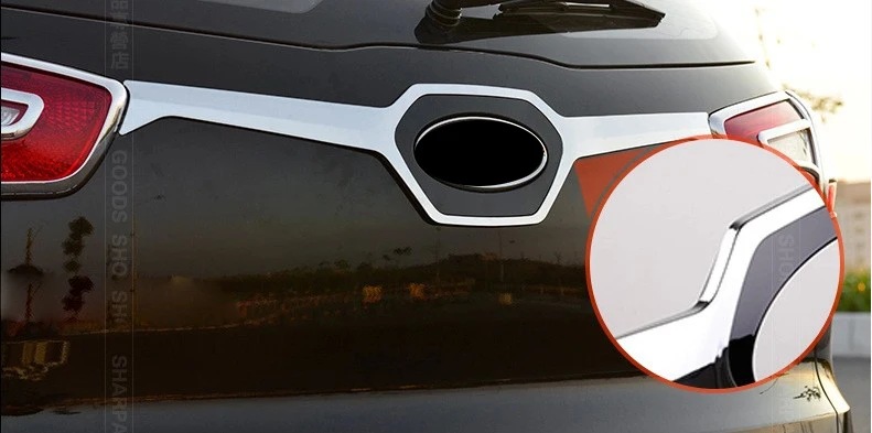 Аксессуары для KIA Sportager 2011 2012 2013 2014 2015 искусственная кожа (Ближний логотип) задняя
