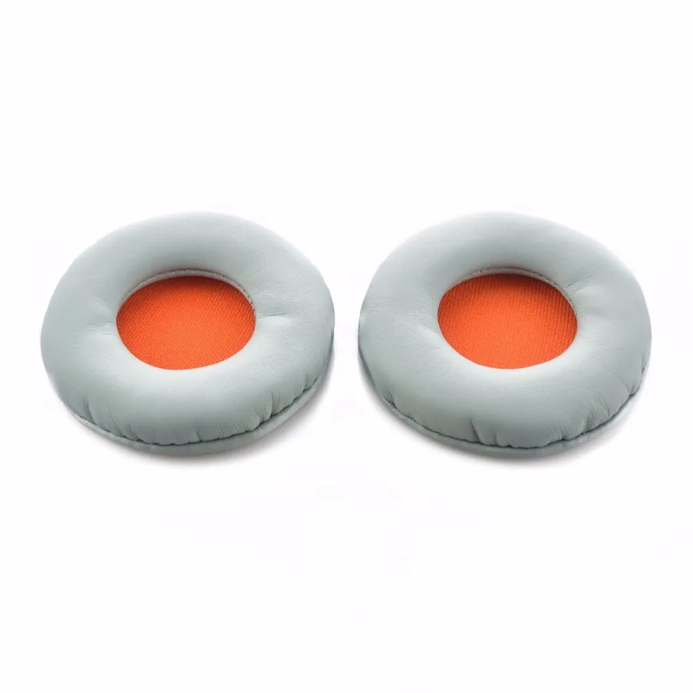 SONY MDR ZX600 ZX600 Headphone Replacement Ear Pad Ear Cushion Ear Cups Ear Cover Earpads Gray leather Orange Mesh 