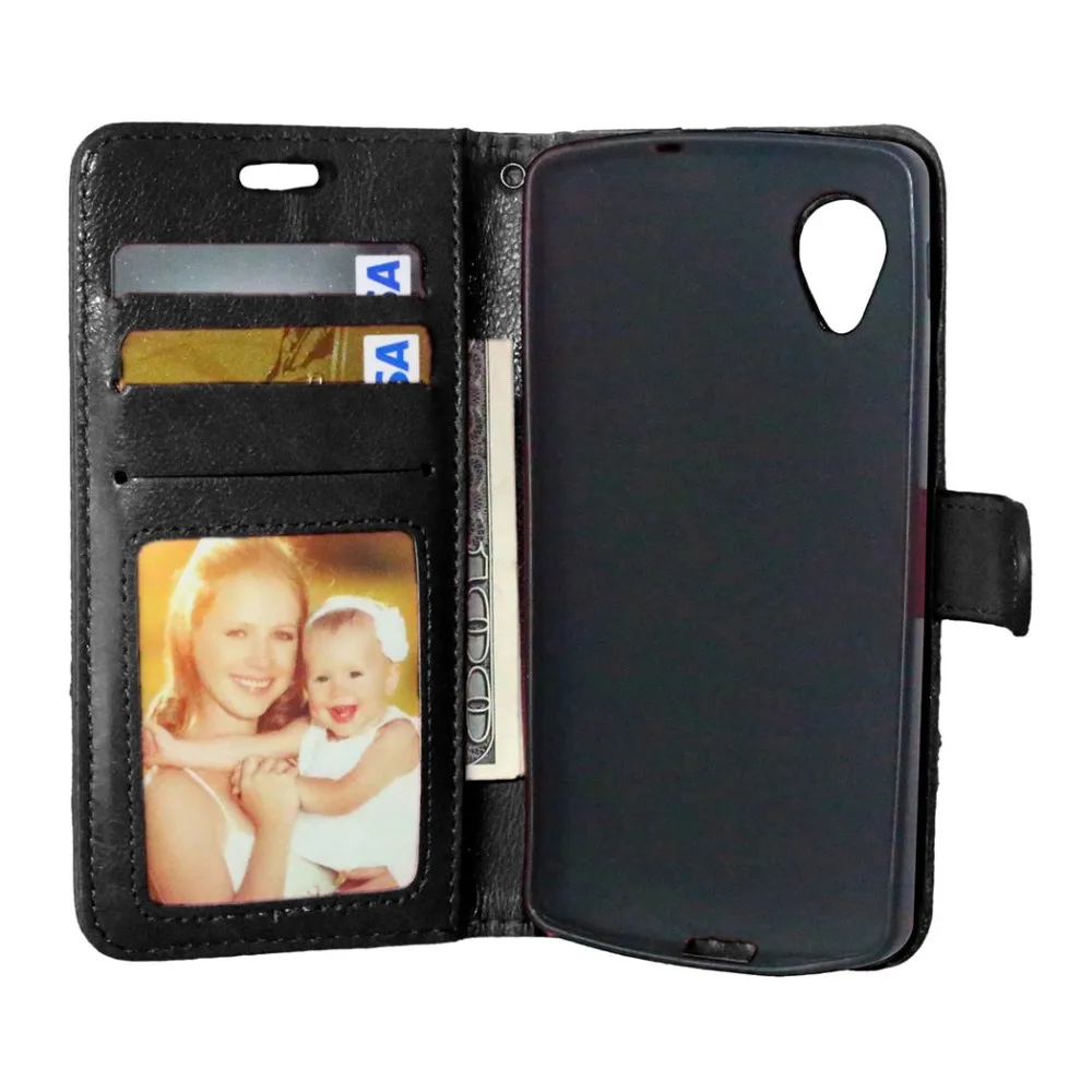 Luxury Wallet PU Leather Back Cover Case For LG Nexus 5 D820 D821 E980 Google Nexus 5 Nexus5 Case Flip Phone Protective Bag Skin (9)