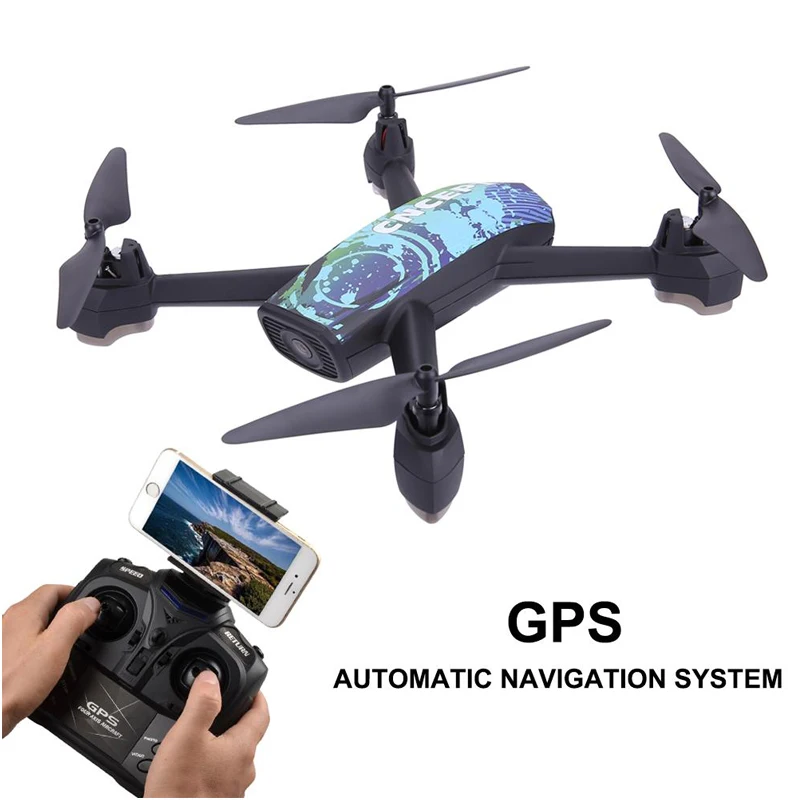 JXD 518 RC Квадрокоптер 720 P HD камера wifi FPV gps горная точка Дрон 2 4 ГГц 6 оси гироскоп мини