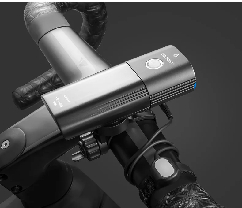 Gaciron V9D-1800 велосипедный светильник передний 1800lumem головной светильник USB Перезаряжаемый 6700 мАч Внешний аккумулятор IPX6 водонепроницаемые Аксессуары для велосипеда