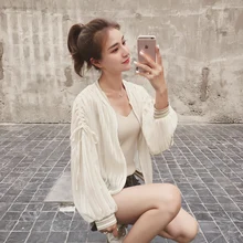 Модная одежда женская короткая параграф Джокер SuFeng студенты дым коса на плечо вкус Досуг Тонкий Пальто