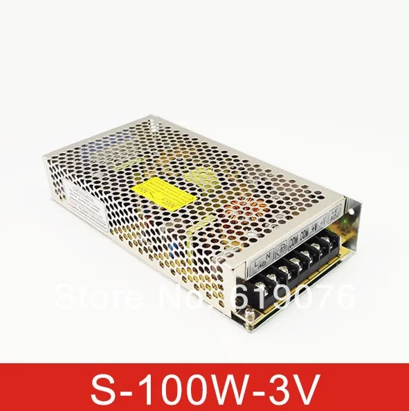 

100W 3V Single Output Switching power supply for LED Strip light AC to DC