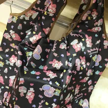 Крутая 1 шт. 55 см черная Мелодия Мода Аниме Портативная сумка для покупок многоразовая сумка-тоут складные сумки Сумка для хранения новые