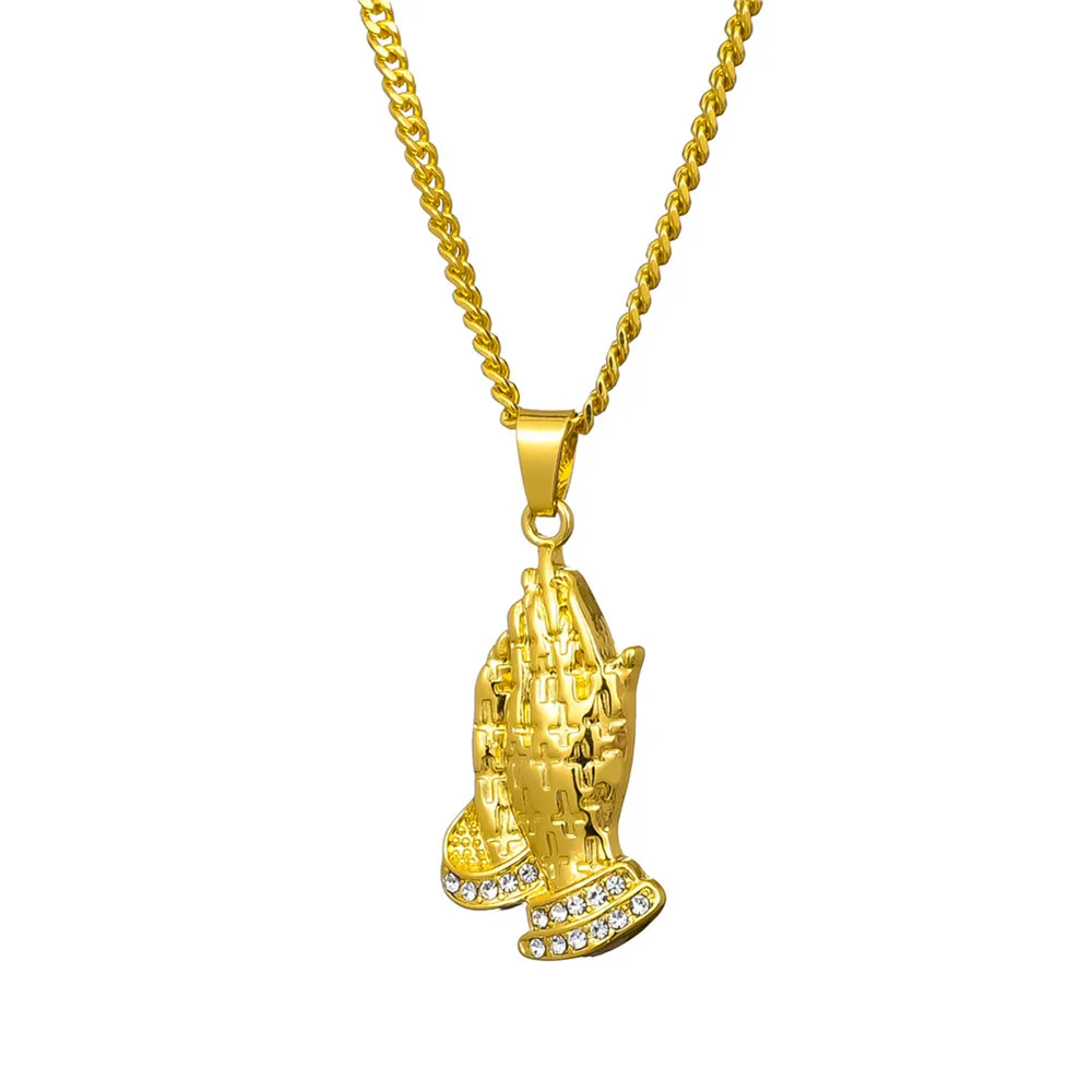 Ювелирные изделия в стиле хип-хоп для женщин и мужчин, Золотая длинная цепочка, ожерелье s, унисекс, хип-хоп, блестящий, для ногтей, головы льва, бритва, масонская подвеска, ожерелье, подарки - Окраска металла: 1005