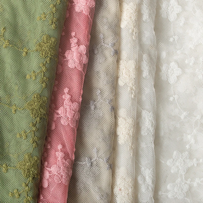 1 ярд 130 см ширина вышивка жаккардовая сетчатая ткань тюль для вечерние платья юбки Одежда Свадебные украшения ткань