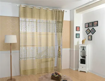 

2018 New Korean Embroidered Hollow Screen Window Tulles for Living Dining Room Bedroom