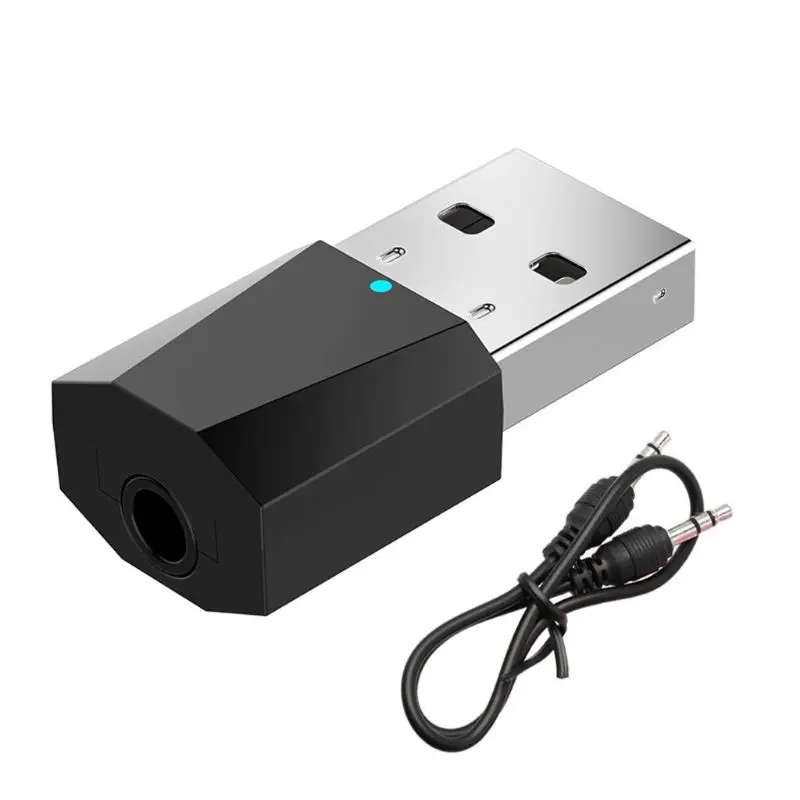 

USB Wireless Bluetooth 3.5mm Audio Stereo Receiver for Car AUX Speaker Headphone