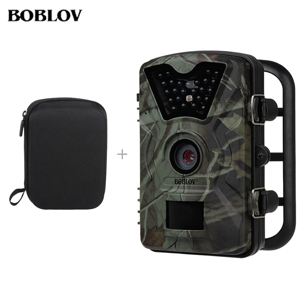 

BOBLOV CT008 12MP 1080P HD Hunting Scounting Camera Infrared IR LED Video Recording Game Trail Cam Security Free Carrying Bag