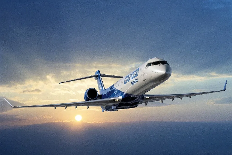 

aircraft bombardier crj 700 series poster silk fabric cloth print wall sticker Wall Decor custom print