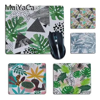 

MaiYaCa Green leaf marble pattern Comfort small Mouse Mat Gaming Mouse pad Mouse Keyboards Mat anime Mousepad for boyfriend Gift