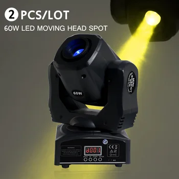 

Spot 60W Led With Gobos Color Plate High Brightness Mini Moving Head Light