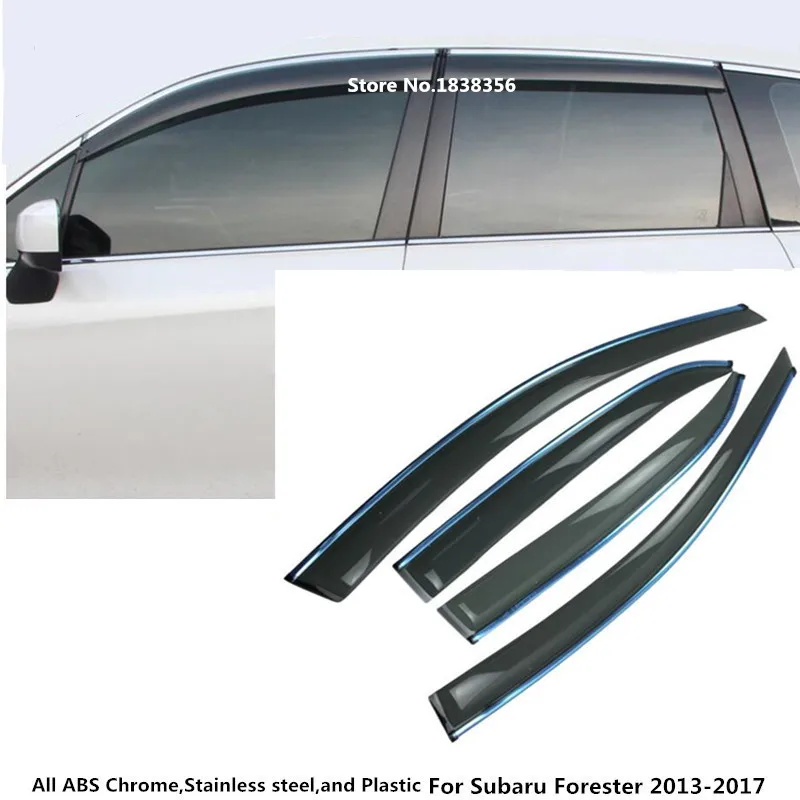 Для Subaru Forester 2013 2014 2015 2016 2017 2018 крышка автомобиля палка лампа пластиковая оконная