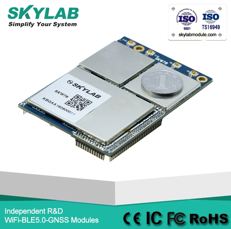 

SKYLAB MT7621A MT7603E MT7612E Dual-band 4T4R WAN/LAN/USB/I2C/I2S/SD 2.4G 5.8G 1.2GB/s 802.11a/b/g/n/ac AP wifi module