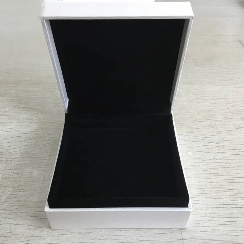 9*9*4 см упаковка бумажная коробка браслет ювелирные изделия дисплей кольцо браслет серьги Подарочная бархатная коробка совместима с Pandora