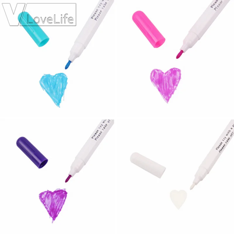 

Water Erasable Pens Fabric Markers Soluble Cross Stitch Grommet Ink Marking Pens DIY Needlework Home Tools