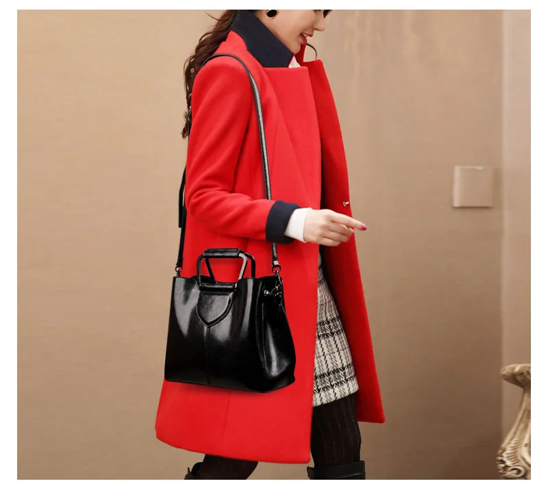 Rodful, роскошная женская ручная сумка, винтажная масляная кожаная сумка, женская сумка-мессенджер цвета красного вина, женская сумка через плечо, модный тренд
