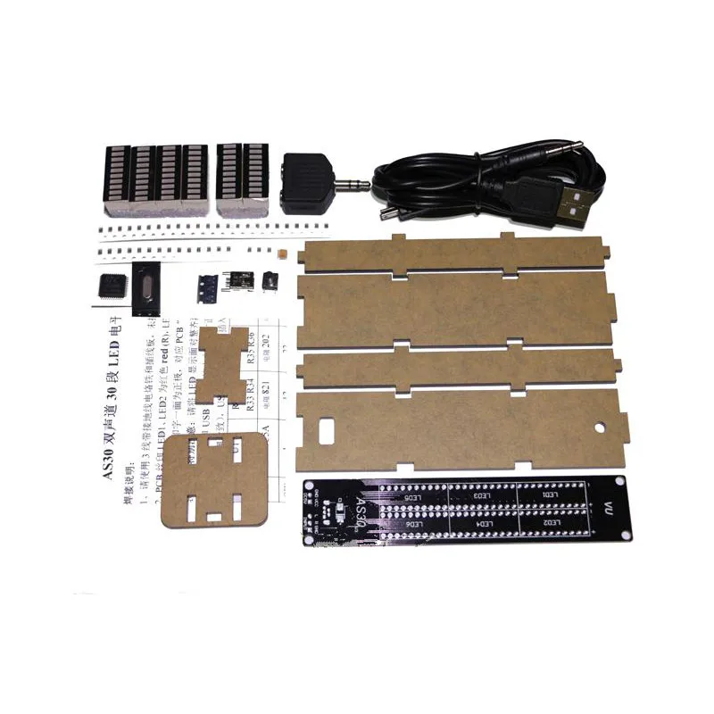 Amplificadora de Áudio Amplificadora de Nível Estéreo com Controle de Velocidade Placa Aiyima As30 Led - Image 3