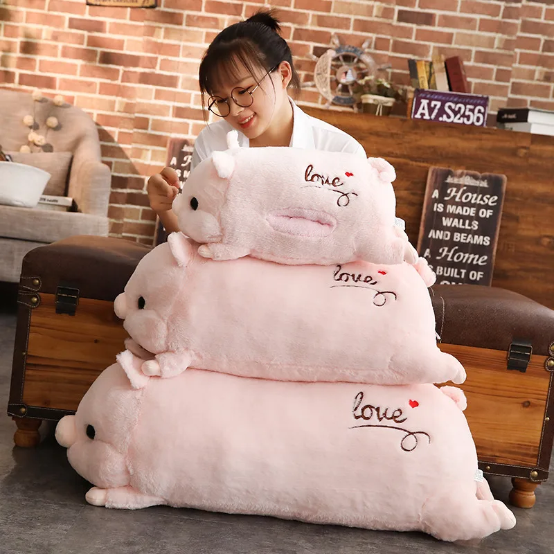 Огромный размер игрушки для животных мультфильм о розовой свинье плюшевые игрушки жирная свинья подушка мягкая подушка грелка для рук китайский зодиакальный знак кабана кукла для девочек