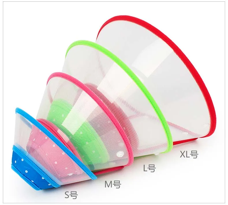 SYDZSW Pet Grooming Accessories Newly Colors Edge Dog Elizabethan Collar for Cats Chihuahua Dogs Puppy Collars Prevent Bite Lick1