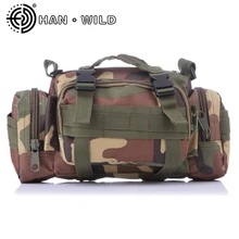 Нейлон талии пакеты поясная сумка многофункциональный поясная сумка велосипедов Travel Pack Для женщин/Для мужчин военный сумка унисекс Камера Шолдер сумка