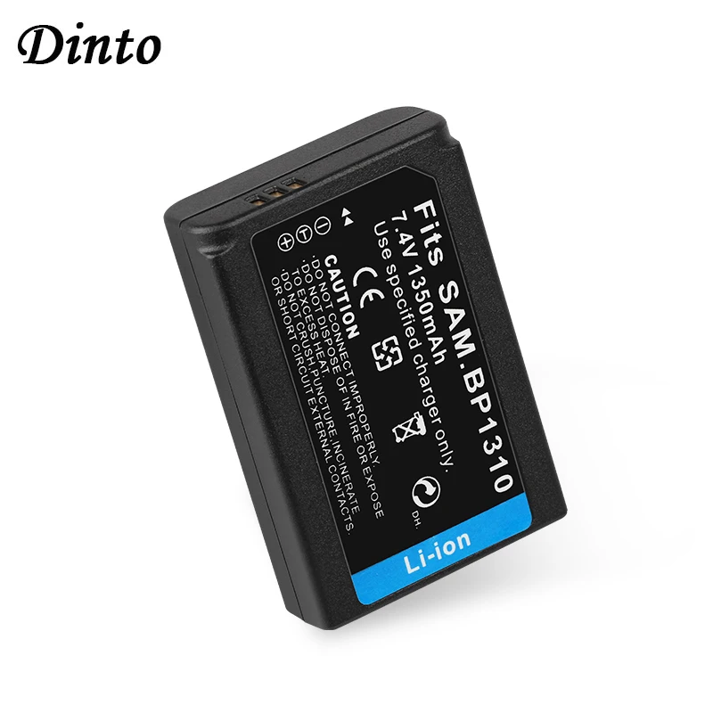 Аккумулятор Dinto 1350 мА · ч 7 4 В 1 шт. IA-BP1310 IABP1310 BP-1310 BP 1310 для цифровой камеры Samsung NX100