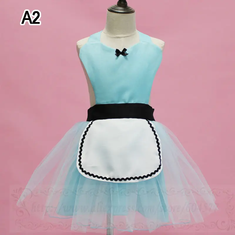 Costumes for Girls Mermaid Snow White Elsa Costume Minnie Anna Cosplay Princess Tutu Apron for Halloween Christmas Easter Party - Цвет: A2