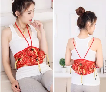 

acupuncture & moxibustion instrument 4pcs waist/abdomen massage boxes and coat with 54 pcs moxa