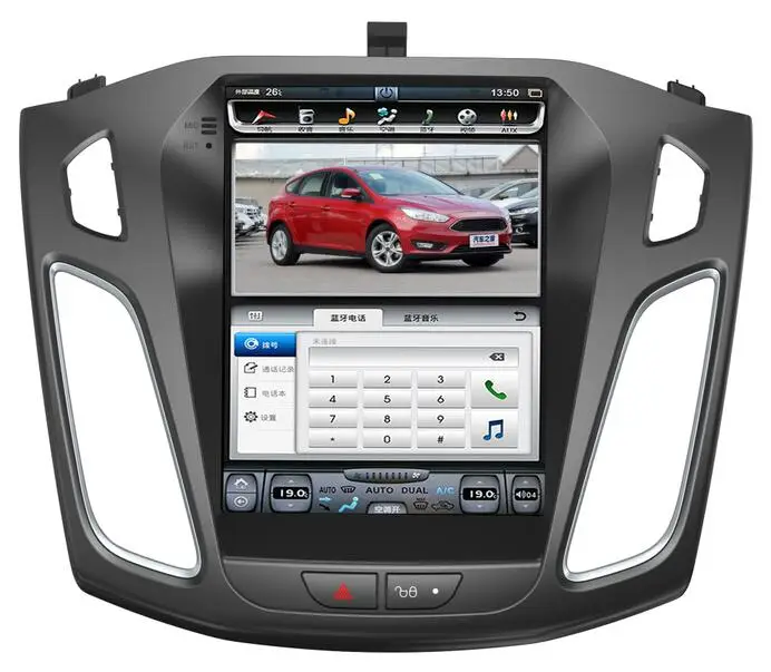 "YOKOTRON" 9," Telsa стиль сенсорный Android 6,0 Автомобильный Радио плеер для Ford Focus 2012-+ gps