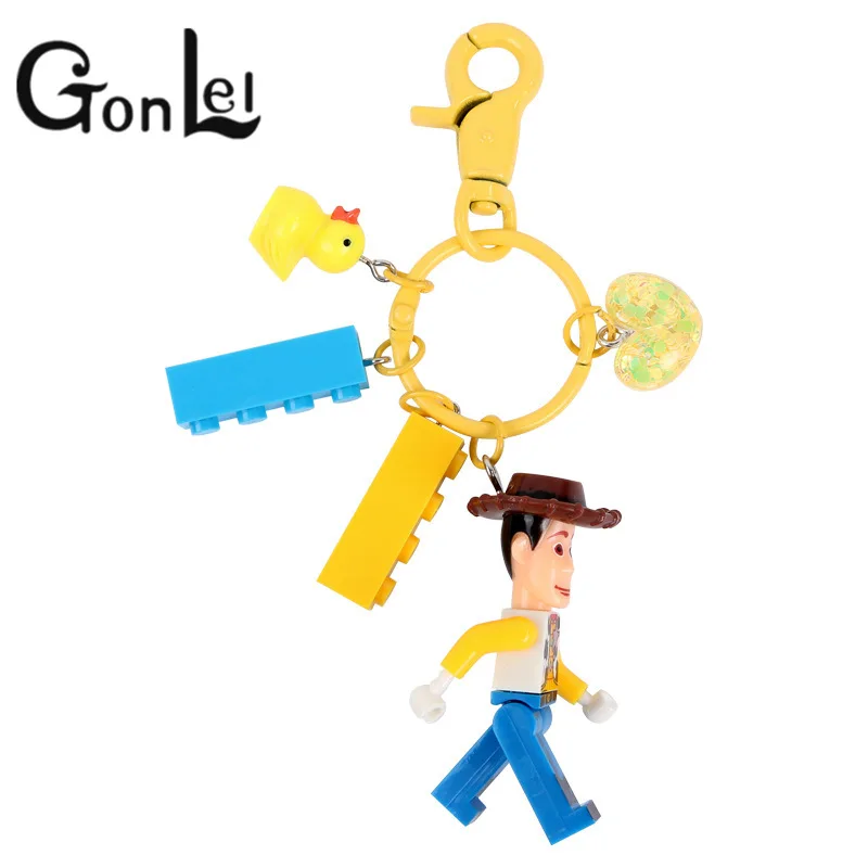 

New Arrival Hot Sale Movie Toy Woody Buzz Lightyear PVC Action Figure Keychain Figure Doll Toys for Children Gift