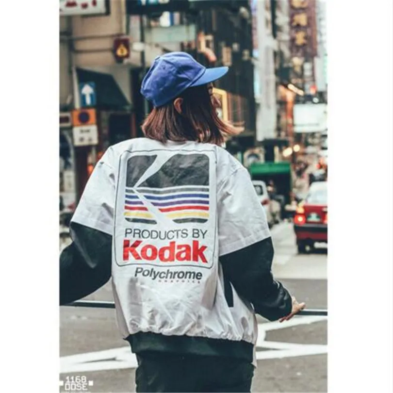 Японский хип-хоп стиль MA1 курточка бомбер Harajuku пилот уличная печать kodak куртки для мужчин и женщин пальто брендовая одежда верхняя одежда