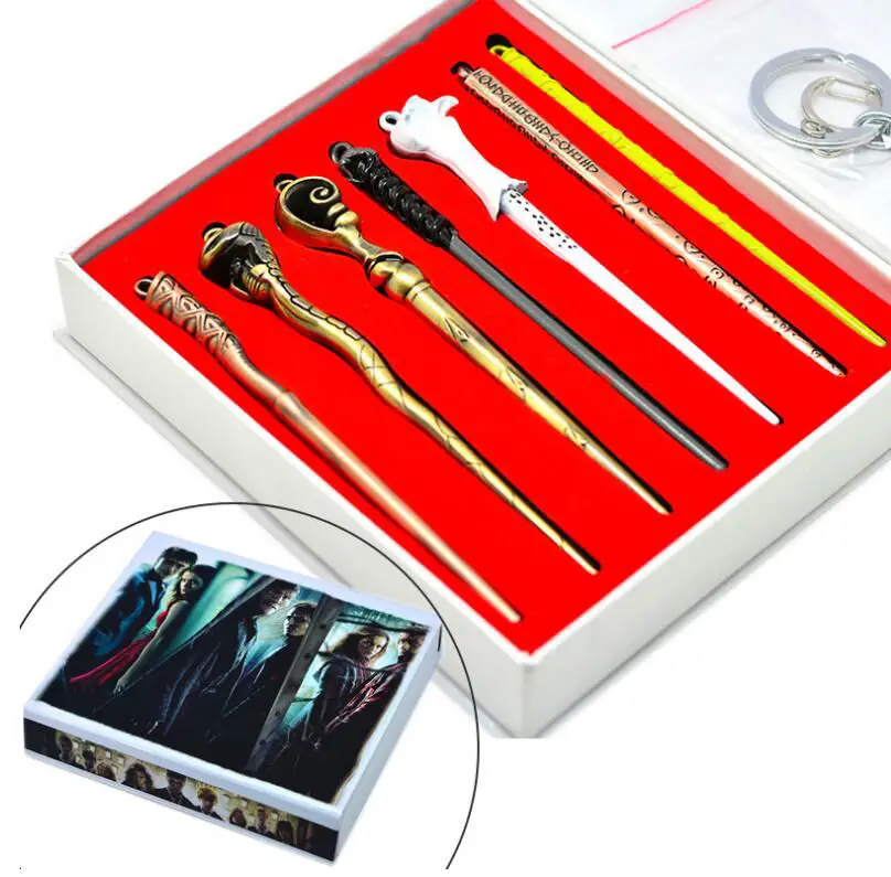 

Harry Potter Voldemort Magic Wand Set Magic Tricks Kids Toys Halloween Cosplay Sirius /Voldemort Magic Wand Gift Box Packing