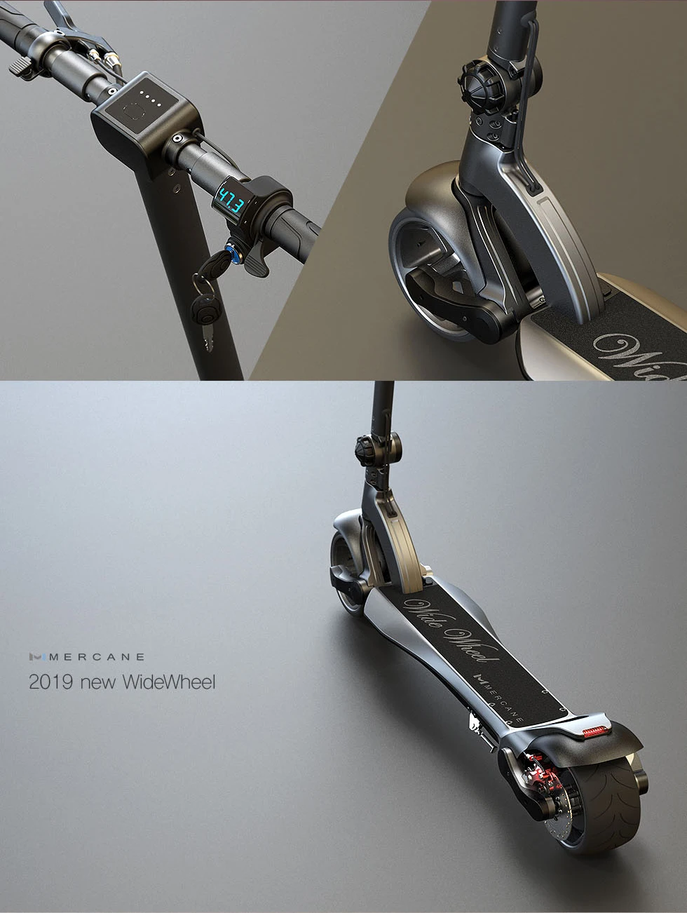 Discount 2019 newest Widewheel Electric scooter Dual motor scooter electric kick-scooter 634Wh adult scooters with key lock and voltmeter 2 Discount 2019 newest Widewheel Electric scooter Dual motor scooter electric kick-scooter 634Wh adult scooters with key lock and voltmeter 2